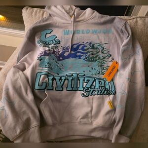 Brand New Size Medium Civilized Studios Graphic Hoodie